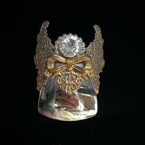 Vintage Jane Davis Angel Brooch signed